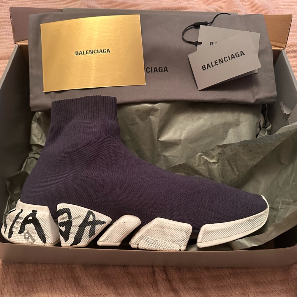 Balenciaga sneakers shoes men’s US 12 blue